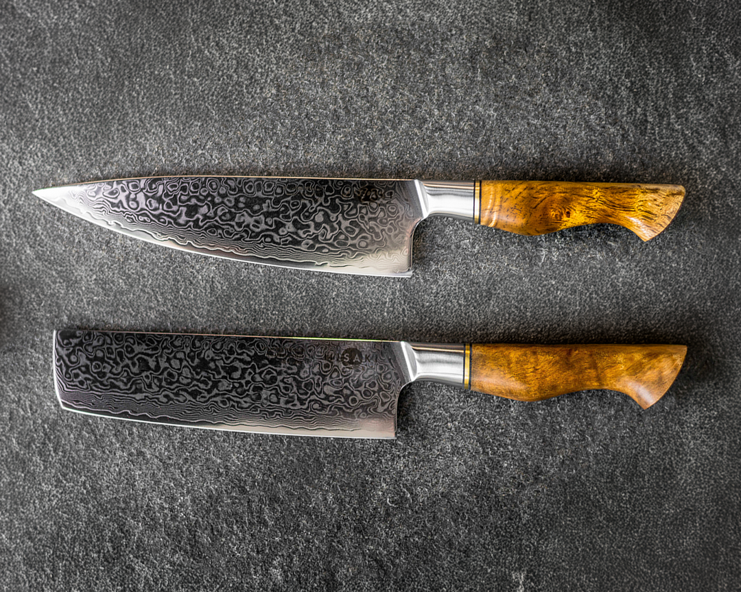 2er-Messerset-Chefmesser-Nakiri