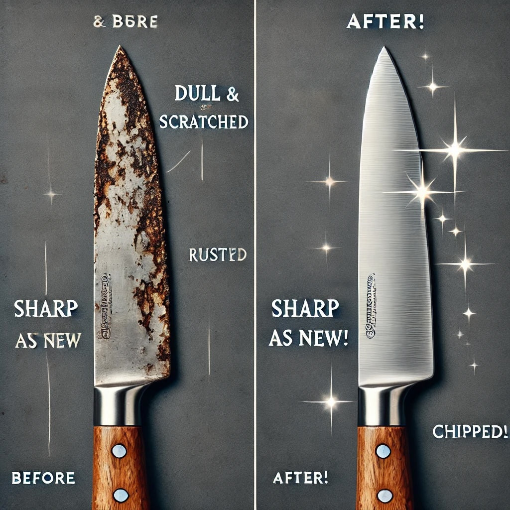 before after Misaki Knife